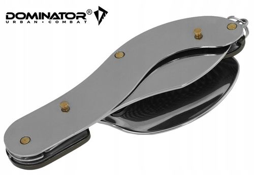 Niezbędnik Turystyczny DOMINATOR sztućce nóż składany łyżka widelec olive na Arena.pl