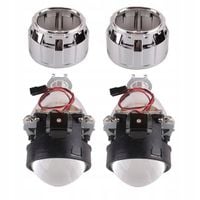 2x SOCZEWKI H1 H4 H7 2.5 ZESTAW SOCZEWEK BI KSENON BI-XENON BI-HALOGEN HID