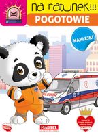 kolorowanka z naklejkami na ratunek pogotowie martel