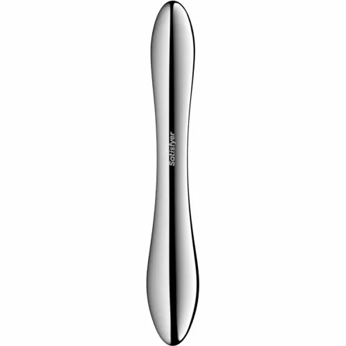satisfyer pure gravity 1 - dwustronny model ze stali nierdzewnej, srebrny na Arena.pl