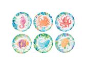 Talerzyki, Ocean, 18 cm, 6 szt.