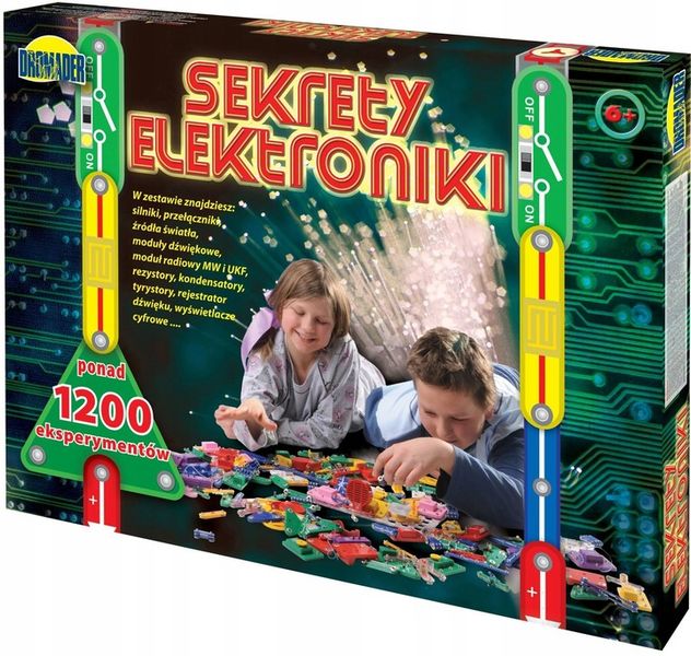 9537 SEKRETY ELEKTRONIKI 1200 EKSPERYMENTÓW DROMADER zdjęcie 1