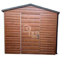 SCHOWEK - DOMEK OGRODOWY 3m x 2m drzwi -rynny drewnopodobny TKD126