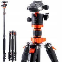 STATYW TRIPOD K&F CONCEPT GŁOWICA KULOWA KAMERA APARAT SMARTFON 175CM