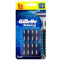 Gillette Blue 3 sensor wkłady ostrza 8 szt