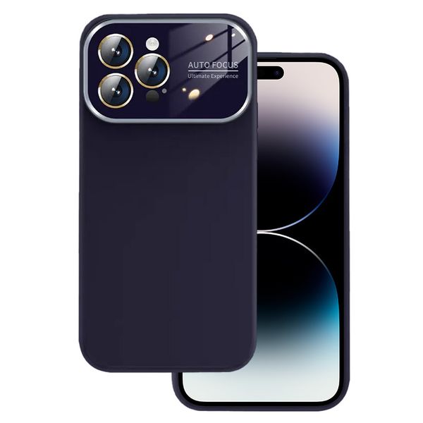 Soft Silicone Lens Case do Iphone 13 Pro Max fioletowy zdjęcie 1