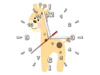 30X30CM ZEGAR ŻYRAFA OBRAZ DREWNO