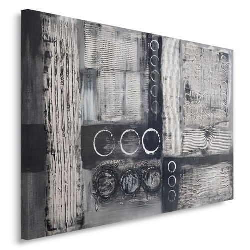 Obraz na płótnie - Canvas, Szara abstrakcja 50x40 na Arena.pl