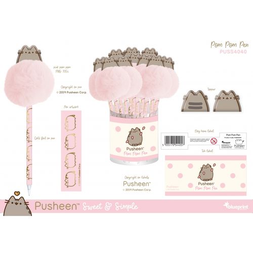 Długopis z pomponem Pusheen na Arena.pl