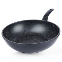 Wok Granitowy Patelnia Głęboka do Smażenia Duszenia Orion Grande 30 cm