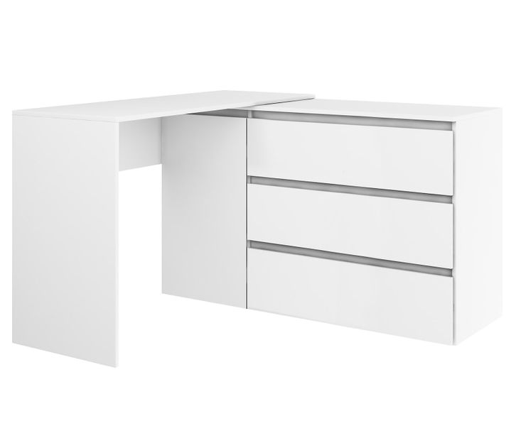 Biurko narożne MEGAN N5 białe zdjęcie 1