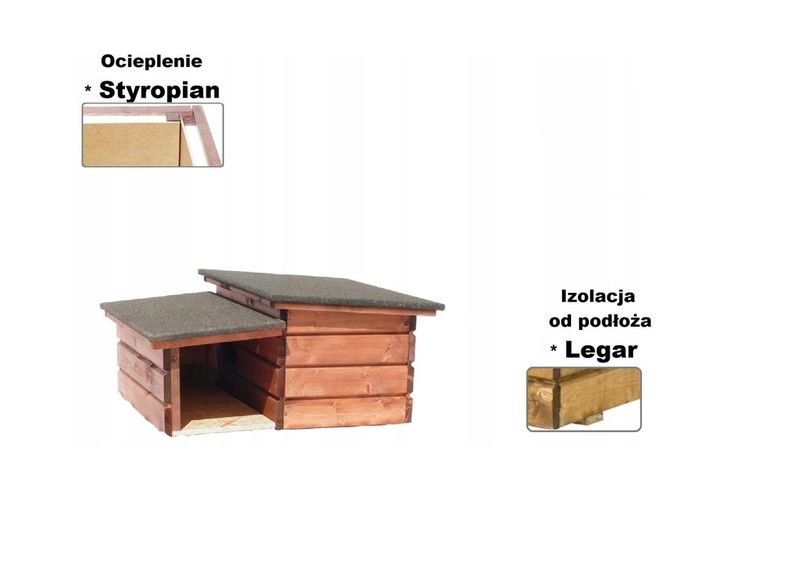 Buda dla psa+przedsionek,ocieplana-rozmiar KP zdjęcie 4