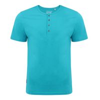 Koszulka męska rozpinana Hortensjusz turkusowy Rozmiar - 6XL