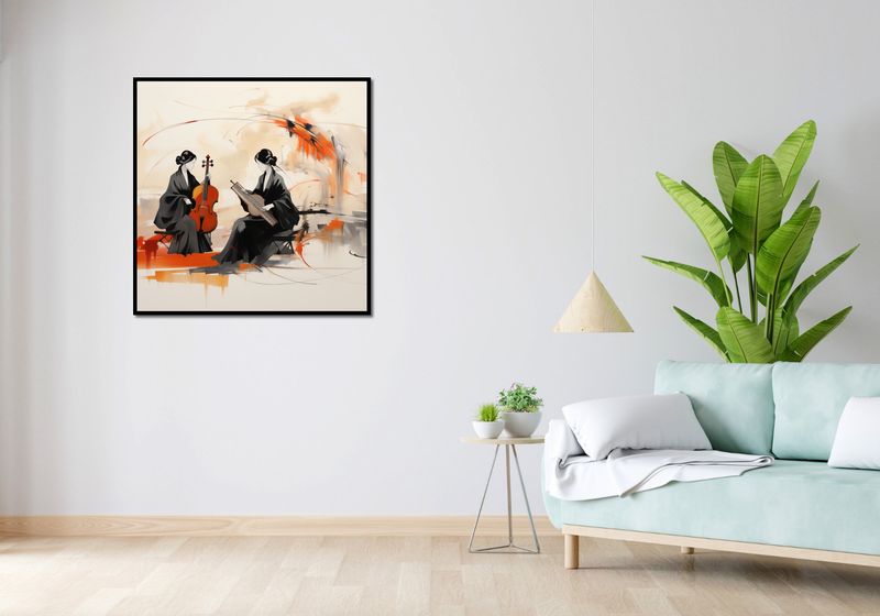 Plakat 90x90cm Harmonia Ciszy zdjęcie 4