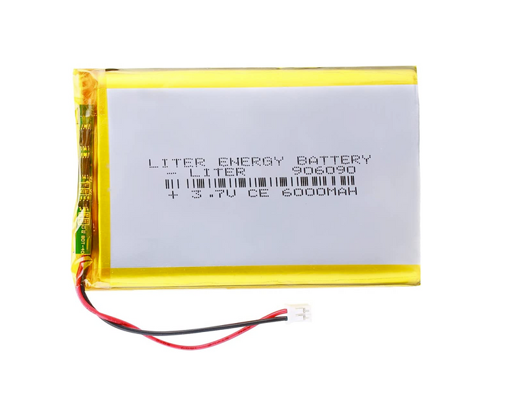 Bateria Akumulator Li-Poly 6000mAh 3.7V JST 906090 zdjęcie 1