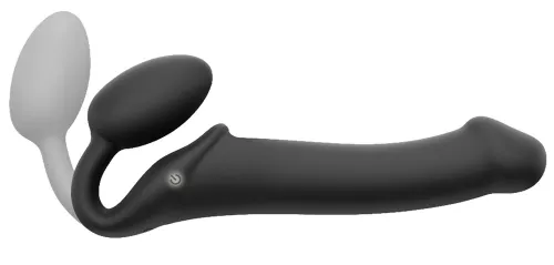 strap-on-me vibrating bendable strap-on m czarny, 3 silniki, silikon na Arena.pl