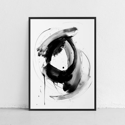 Plakat czarna farba 61x91 cm na Arena.pl