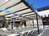 PAS RZYMSKI ŻAGIEL PRZECIWSŁONECZNY OGRODOWY ZACIENACZ 2,1 X5M