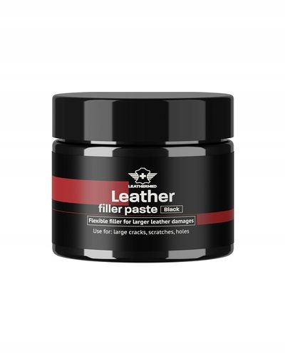 Szpachla wypełniacz do skóry renowacji tapicerki skórzanej 25ml CZARNA na Arena.pl