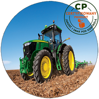 Opłatek na tort Traktor - Ciągnik