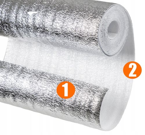 Ekran Zagrzejnikowy MATA ALUMINIOWA PIANKA 10m ODBIJAJĄCY CIEPŁO Izolacyjna na Arena.pl