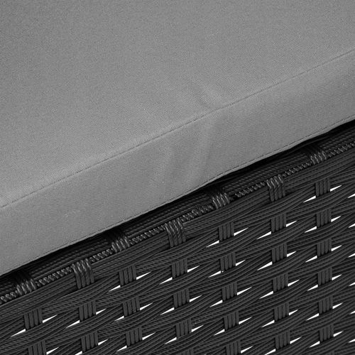 ZESTAW MEBLI OGRODOWYCH Z TECHNORATTANU KOMPLET SOFA FOTELE STOLIK KAWOWY na Arena.pl