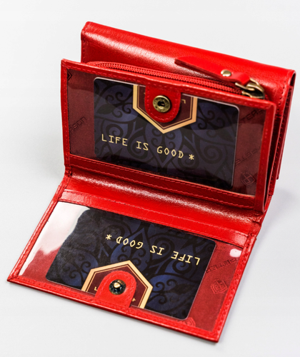 elegancki portfel damski ze skóry naturalnej - peterson na Arena.pl