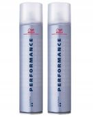 Wella performance hold hair lakier zestaw 2x 500ml ultra utrwalenie