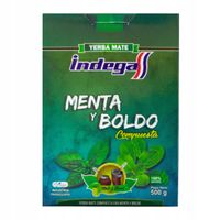 Yerba Mate Indega Compuesta Menta Boldo 0,5kg 500g