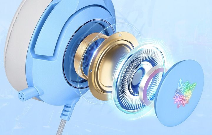 ONIKUMA GAMINGOWE SŁUCHAWKI PRZEWODOWE NAUSZNE K9 Z KOCIMI USZAMI 2,2M zdjęcie 10