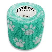 Bandaż kohezyjny 5cm x 4,5m zielony w łapki