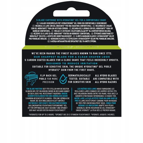 Wilkinson Hydro 5 Sensitive do golenia 4 wkłady x2 na Arena.pl
