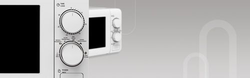 BIAŁA KUCHENKA MIKROFALOWA MIKROFALÓWKA MIKROFALA UD TIMER 700W 20l LITRÓW na Arena.pl