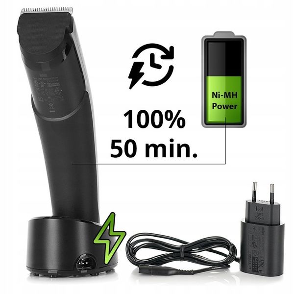 MASZYNKA GOLARKA DO WŁOSÓW BRAUN SERIES 7 HC7390LSP Ni-MH + STAND + NASADKI zdjęcie 8