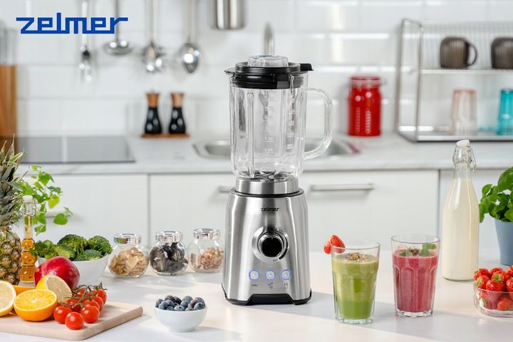 BLENDER KIELICHOWY ZELMER DO KOKTAJLI KRUSZY LÓD MIKSUJE SZKLANY 1200W zdjęcie 2