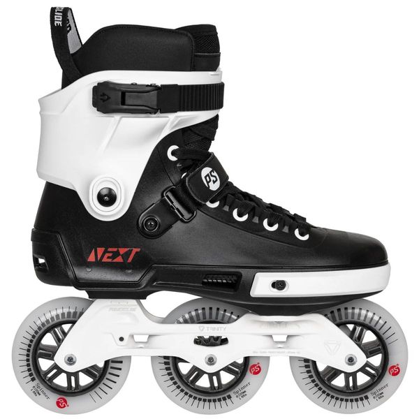 Rolki Powerslide Next Core 100 Black White 44-45 zdjęcie 1