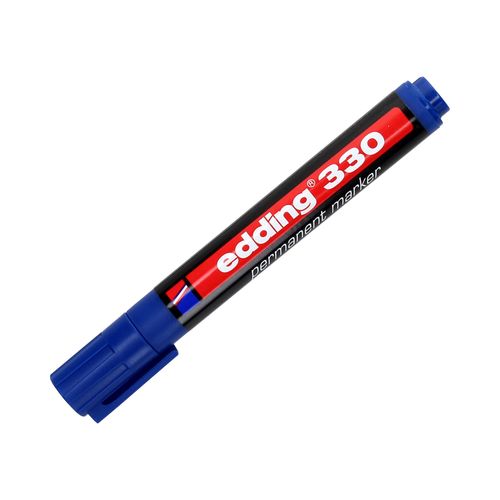 Marker permanentny 1.0-5.0mm niebieski ścięty Edding 330 na Arena.pl