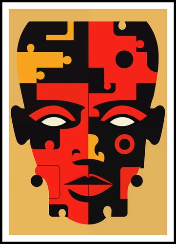 Plakat 70x100cm Puzzle Tożsamości na Arena.pl