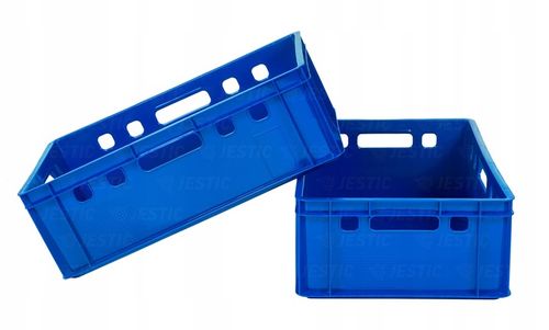 SKRZYNKA POJEMNIK EURO E2 NIEBIESKA NOWA MOCNA na Arena.pl