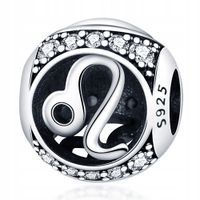 Zawieszka SREBRO 925 Charms Znak Zodiaku Lew