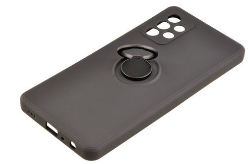 Etui Pastel Ring do Samsung Galaxy A72 czarny na Arena.pl