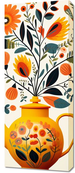 Obraz 40x100cm Bujna Herbata zdjęcie 1