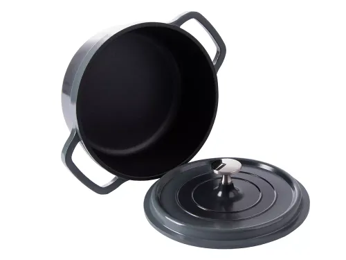 Garnek brytfanna do gotowania pieczenia non stick indukcja gaz pokrywa 2l na Arena.pl