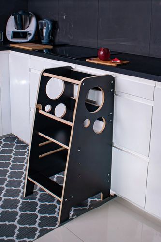 Kitchen Helper/Pomocnik kuchenny czarny MDF CKM+ na Arena.pl