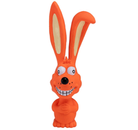 PET NOVA Lisek lateksowy z dźwiękiem piszcząca zabawka dla psa lis 17 cm