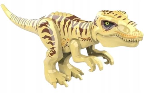 KLOCKI DINOZAUR T-REX DŹWIĘKI RUCHOMA FIGURKA na Arena.pl