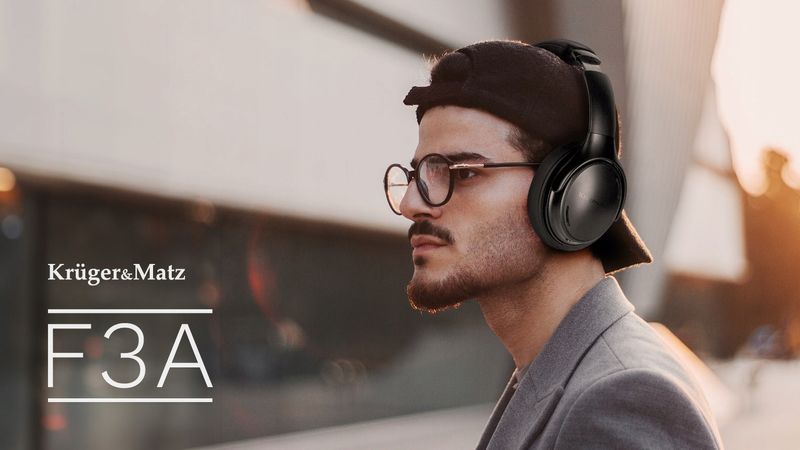 Słuchawki BEZPRZEWODOWE Bluetooth ANC K&M mikrofon zdjęcie 6