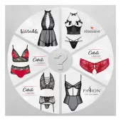 cottelli lingerie zestaw bielizny niespodzianka rozmiar l, poliamid