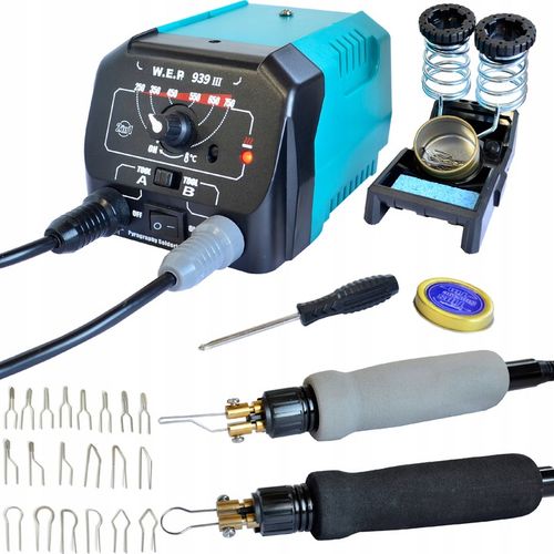 WYPALARKA DO DREWNA SKÓRY PIROGRAF WEP 939-III dwie kolby do szybkiej na Arena.pl