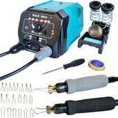 WYPALARKA DO DREWNA SKÓRY PIROGRAF WEP 939-III dwie kolby do szybkiej